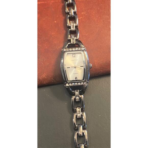 Women's 20mm Gun Metal Tone Cote d'Azur Watch, Crystal Accents - Picture 3 of 3